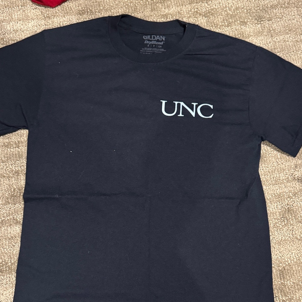Gildan Navy T-Shirt with UNC Chest Logo